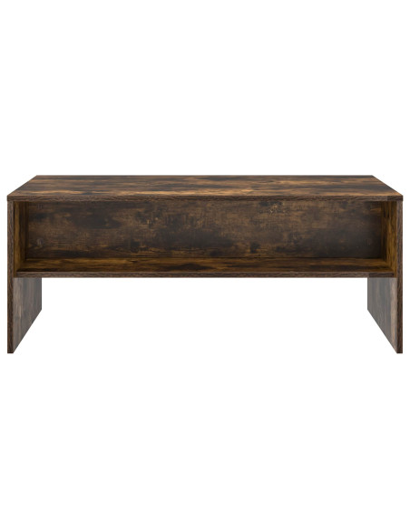 Tavolino da salotto Rovere fumé 100 x 50 x 40 cm