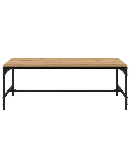 Tavolino da salotto Rovere artigianale 100 x 50 x 35 cm