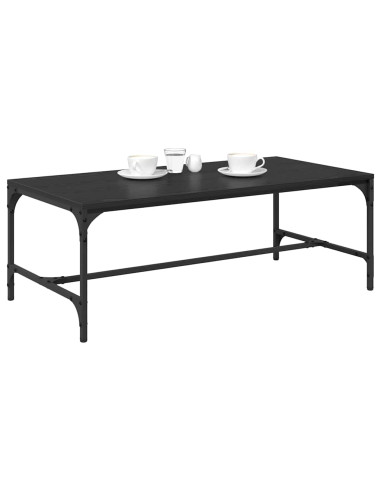 Tavolino da salotto Rovere Nero 100 x 50 x 35 cm