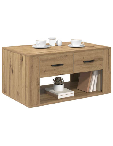 Tavolino da salotto Rovere artigianale 80 x 50 x 40 cm