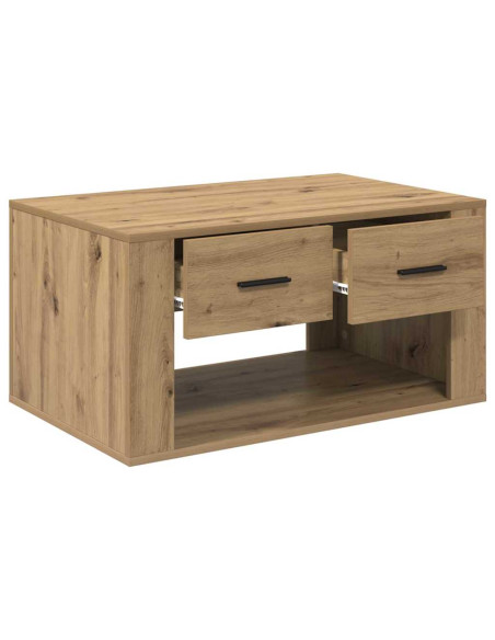 Tavolino da salotto Rovere artigianale 80 x 50 x 40 cm