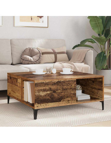Tavolino da salotto Legno vecchio 80 x 80 x 36,5 cm