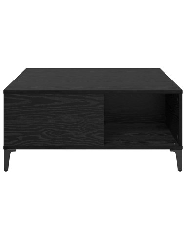 Tavolino da salotto Rovere Nero 80 x 80 x 36,5 cm