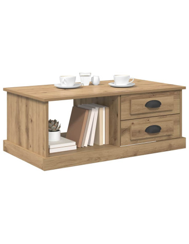 Tavolino da salotto Rovere artigianale 90 x 50 x 35 cm