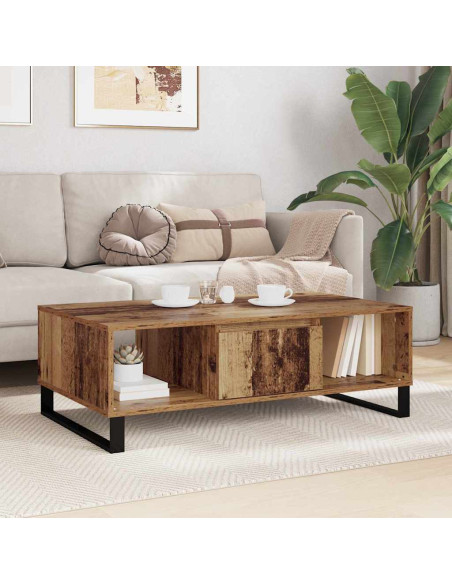 Tavolino da salotto Legno vecchio 104 x 60 x 35 cm