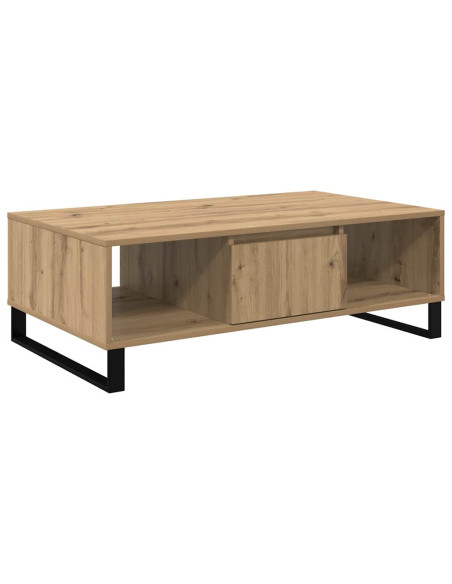 Tavolino da salotto Rovere artigianale 104 x 60 x 35 cm