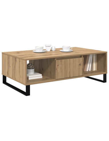 Tavolino da salotto Rovere artigianale 104 x 60 x 35 cm