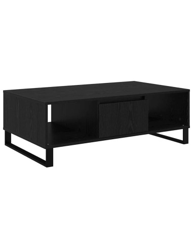 Tavolino da salotto Rovere Nero 104 x 60 x 35 cm