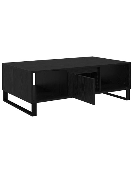 Tavolino da salotto Rovere Nero 104 x 60 x 35 cm