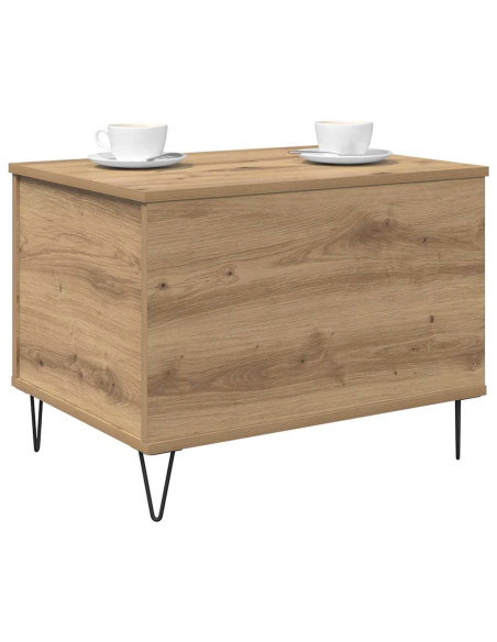 Tavolino da salotto Rovere artigianale 60 x 44,5 x 45 cm