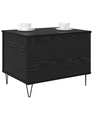 Tavolino da salotto Rovere Nero 60 x 44,5 x 45 cm