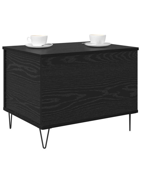 Tavolino da salotto Rovere Nero 60 x 44,5 x 45 cm
