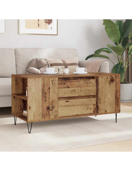 Tavolino da salotto Legno vecchio 102 x 44,5 x 50 cm