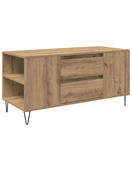 Tavolino da salotto Rovere artigianale 102 x 44,5 x 50 cm