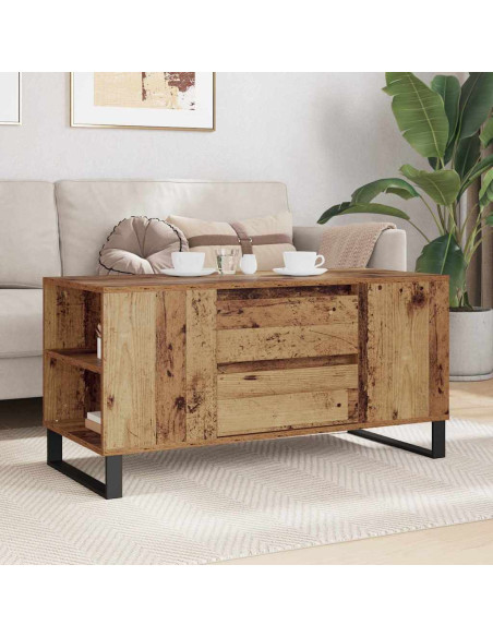 Tavolino da salotto Legno vecchio 102 x 44,5 x 50 cm