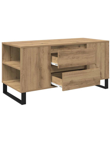 Tavolino da salotto Rovere artigianale 102 x 44,5 x 50 cm