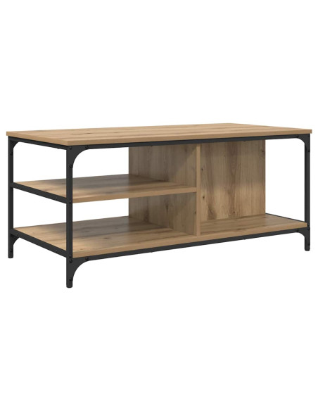 Tavolino da salotto Rovere artigianale 100 x 50 x 45 cm