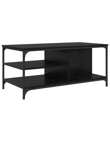 Tavolino da salotto Rovere Nero 100 x 50 x 45 cm