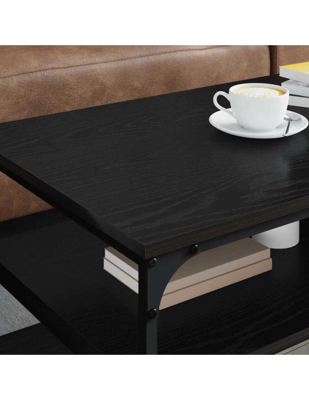 Tavolino da salotto Rovere Nero 100 x 50 x 45 cm