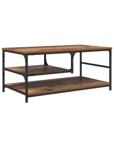 Tavolino da salotto Legno vecchio 90 x 49 x 40 cm 2