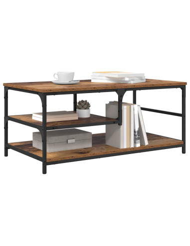 Tavolino da salotto Legno vecchio 90 x 49 x 40 cm