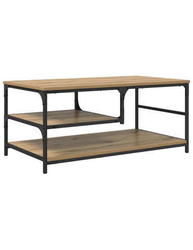 Tavolino da salotto Rovere artigianale 90 x 49 x 40 cm