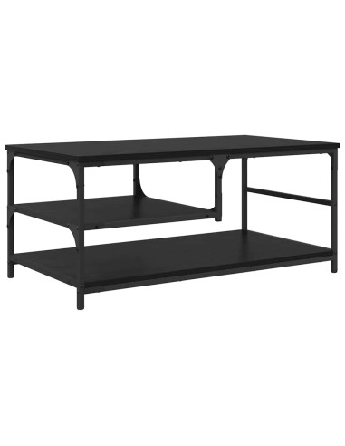 Tavolino da salotto Rovere Nero 90 x 49 x 40 cm