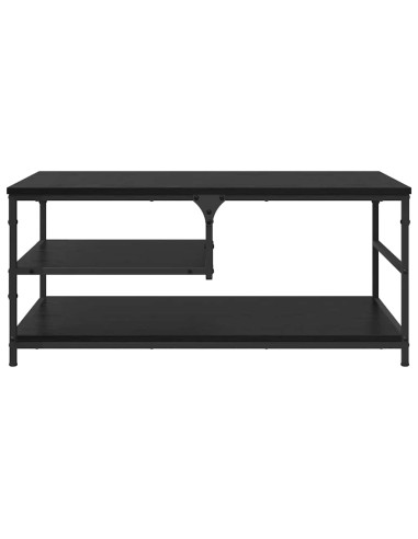 Tavolino da salotto Rovere Nero 90 x 49 x 40 cm