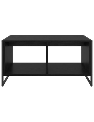 Tavolino da salotto Rovere Nero 80 x 50 x 40 cm