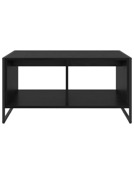 Tavolino da salotto Rovere Nero 80 x 50 x 40 cm