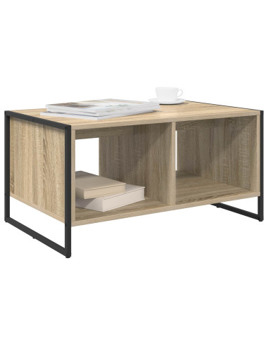 Tavolino da salotto Sonoma 80 x 50 x 40 cm Legno multistrato