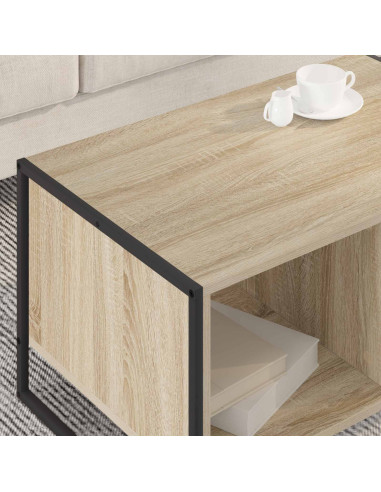 Tavolino da salotto Sonoma 80 x 50 x 40 cm Legno multistrato