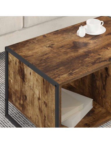 Tavolino da salotto Quercia Fumosa 80 x 50 x 40 cm
