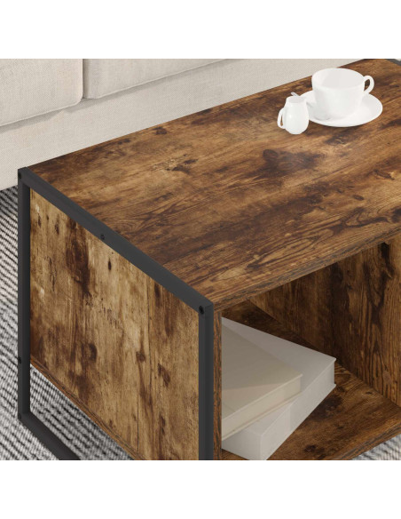Tavolino da salotto Quercia Fumosa 80 x 50 x 40 cm
