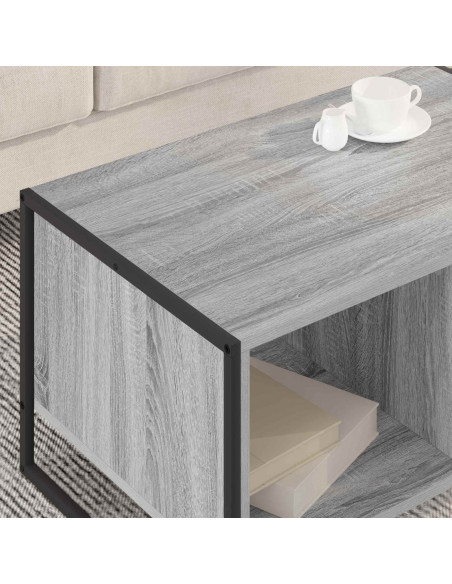 Tavolino da salotto Grigio Sonoma 80 x 50 x 40 cm