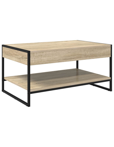 Tavolino da salotto Sonoma 80 x 50 x 40 cm Legno multistrato