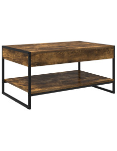 Tavolino da salotto Quercia Fumosa 80 x 50 x 40 cm 2