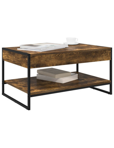 Tavolino da salotto Quercia Fumosa 80 x 50 x 40 cm