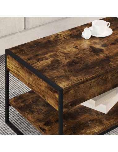 Tavolino da salotto Quercia Fumosa 80 x 50 x 40 cm