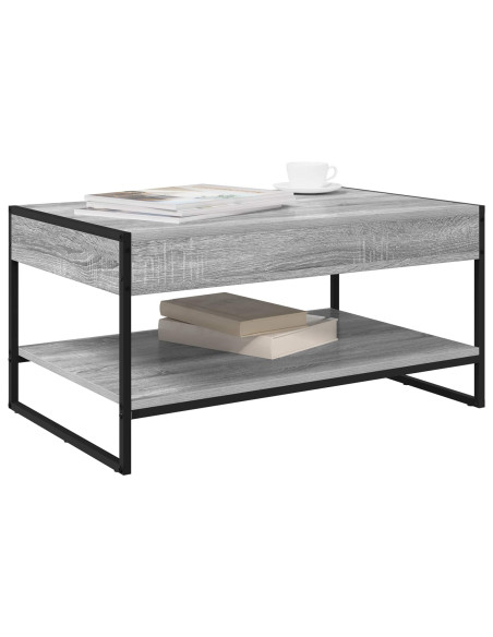 Tavolino da salotto Grigio Sonoma 80 x 50 x 40 cm