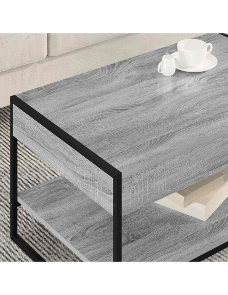 Tavolino da salotto Grigio Sonoma 80 x 50 x 40 cm