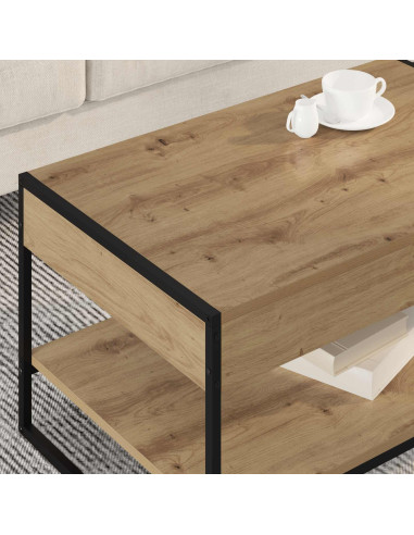 Tavolino da salotto Rovere Artigianale 80 x 50 x 40 cm