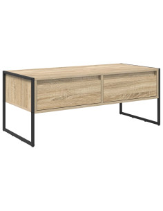 Tavolino da salotto Sonoma 100 x 46 x 40 cm Legno multistrato 2