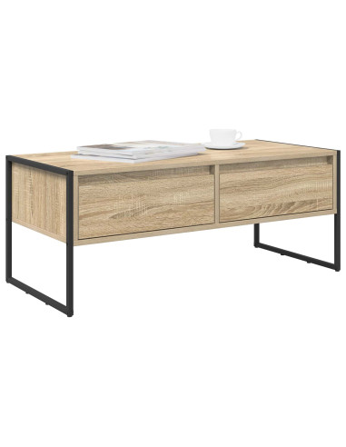 Tavolino da salotto Sonoma 100 x 46 x 40 cm Legno multistrato