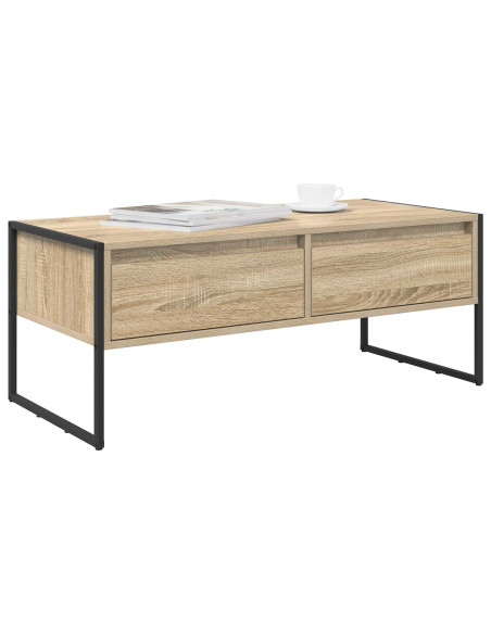 Tavolino da salotto Sonoma 100 x 46 x 40 cm Legno multistrato