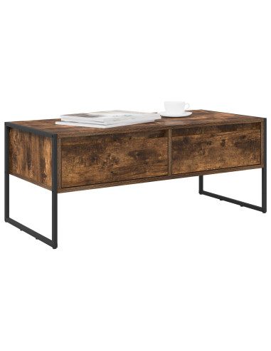 Tavolino da salotto Quercia Fumosa 100 x 46 x 40 cm