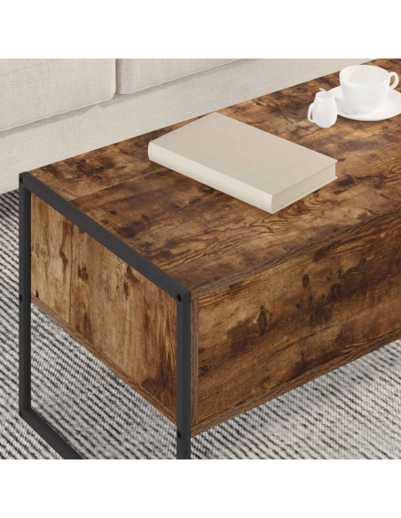 Tavolino da salotto Quercia Fumosa 100 x 46 x 40 cm