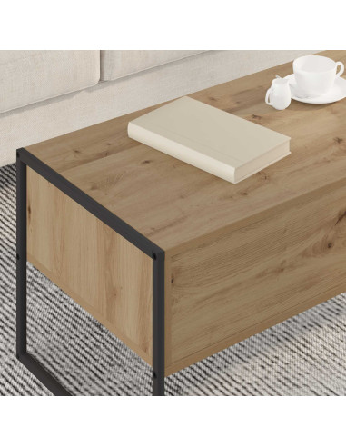 Tavolino da salotto Rovere Artigianale 100 x 46 x 40 cm