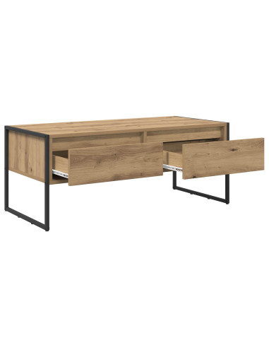 Tavolino da salotto Rovere Artigianale 100 x 46 x 40 cm