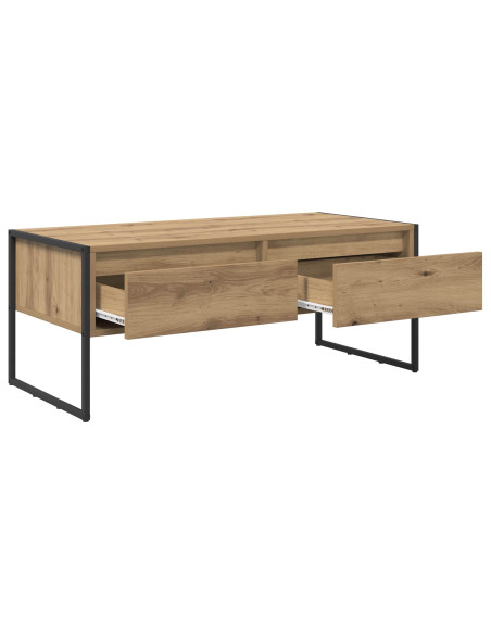 Tavolino da salotto Rovere Artigianale 100 x 46 x 40 cm